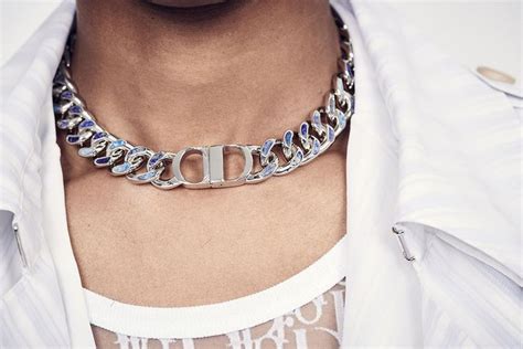 christian dior accessori|christian dior men's necklace.